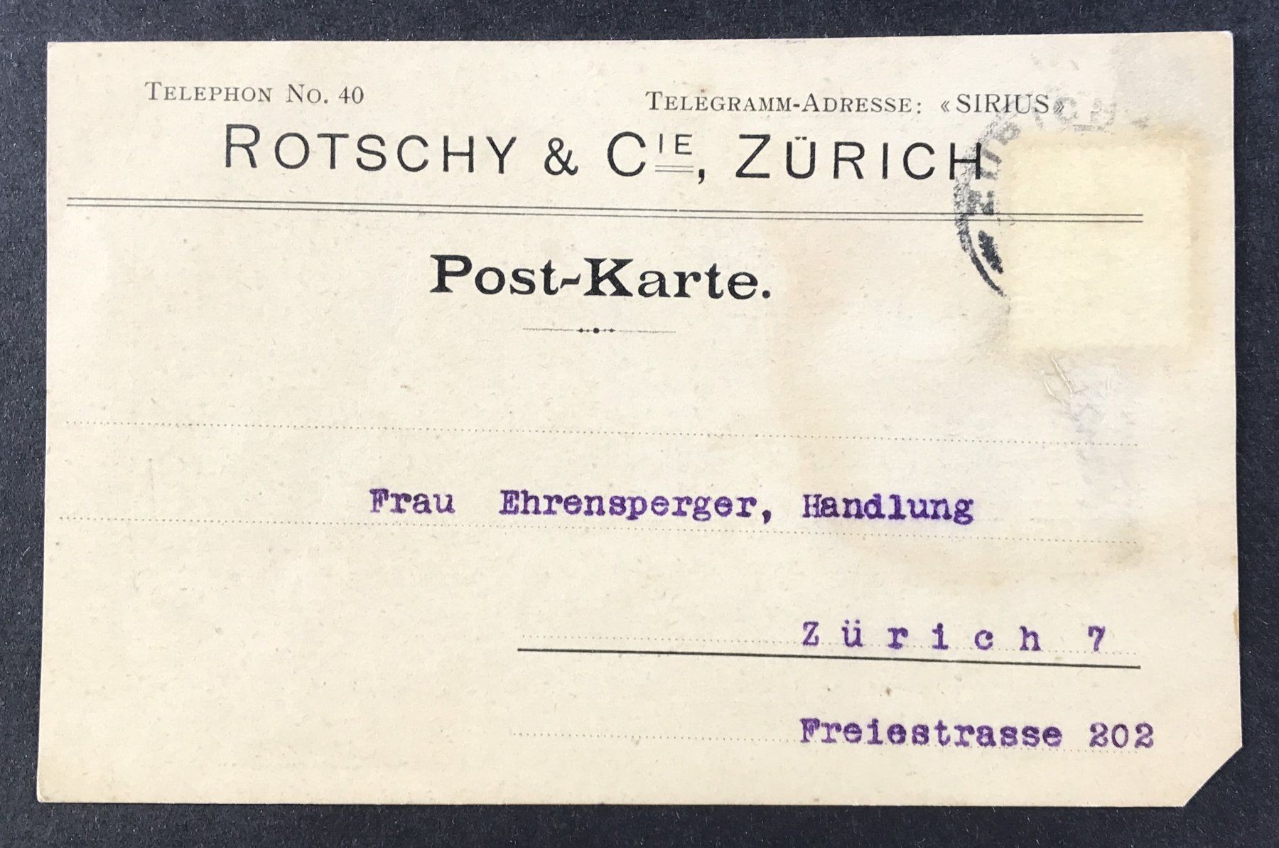 Tutti i francobolli: ANTIKE POSTKARTE – Usato da Ostermundigen venduto da Kari1937