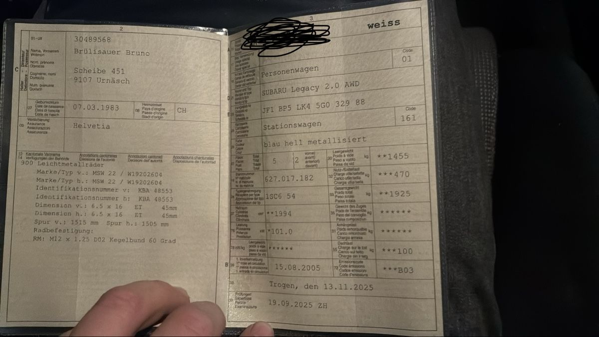 Subaru Autos: Subaru Legacy – D'occasion à Urnäsch par ple_pk75 2