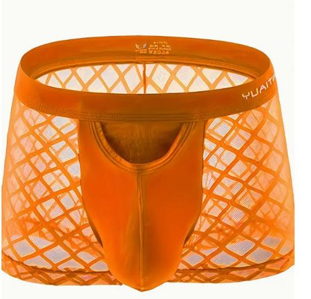 NEUES Erotik Herren Panty orange Gr. M - 225076