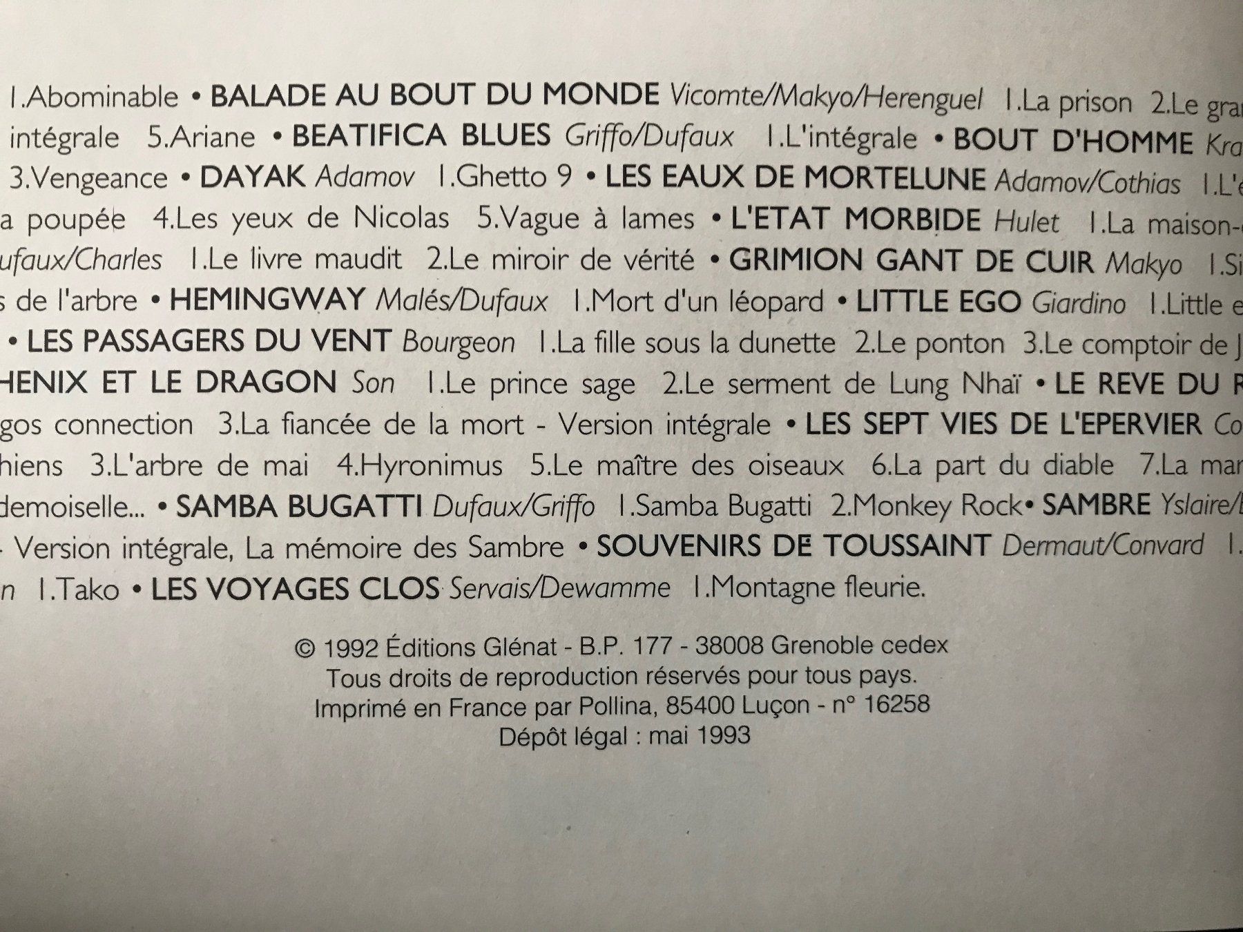 Comics: Hemingway - Mort d'un léopard – Gebraucht aus Commugny von Alexnicolas11 2