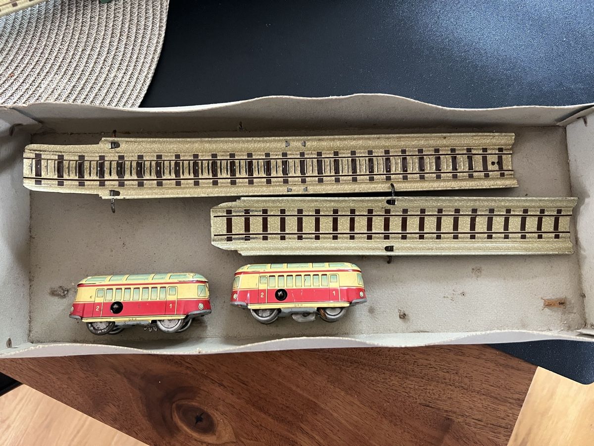 Technofix Giocattoli: Technofix, Blechspielzeug "Mountain Express" – Usato da Arlesheim venduto da SKA_4144 1