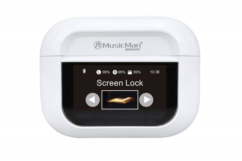 Cuffie: Kabellose ANC In-Ear Kopfhörer mit Ladebox & Touchscreen – Nuovo e nell'imballaggio originale da Giubiasco venduto da softmail 3