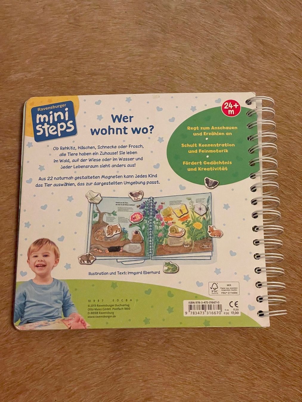 Bücher: Spielbuch "Wer wohnt wo?" mit 22 Magneten – Gebraucht aus luzern von plueschmors. 1