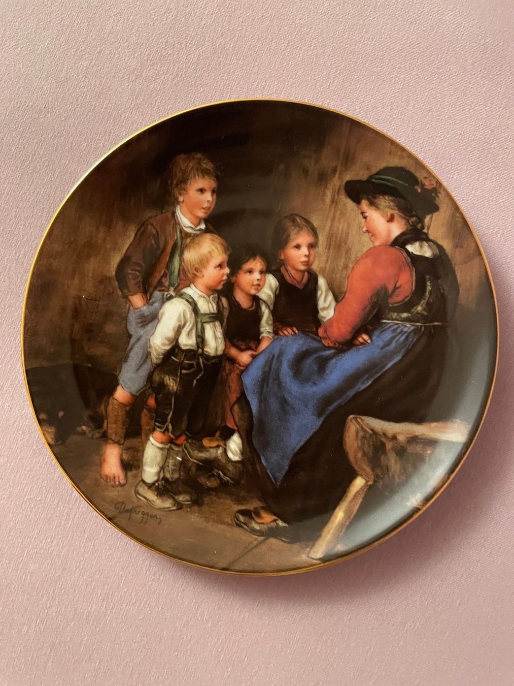 Teller: 6 assiettes Franz von Deffregger – Gebraucht aus Pampigny von nouveau11 3