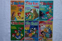 6 Comic - Hefte Fix und Foxi - Gratis Versand !