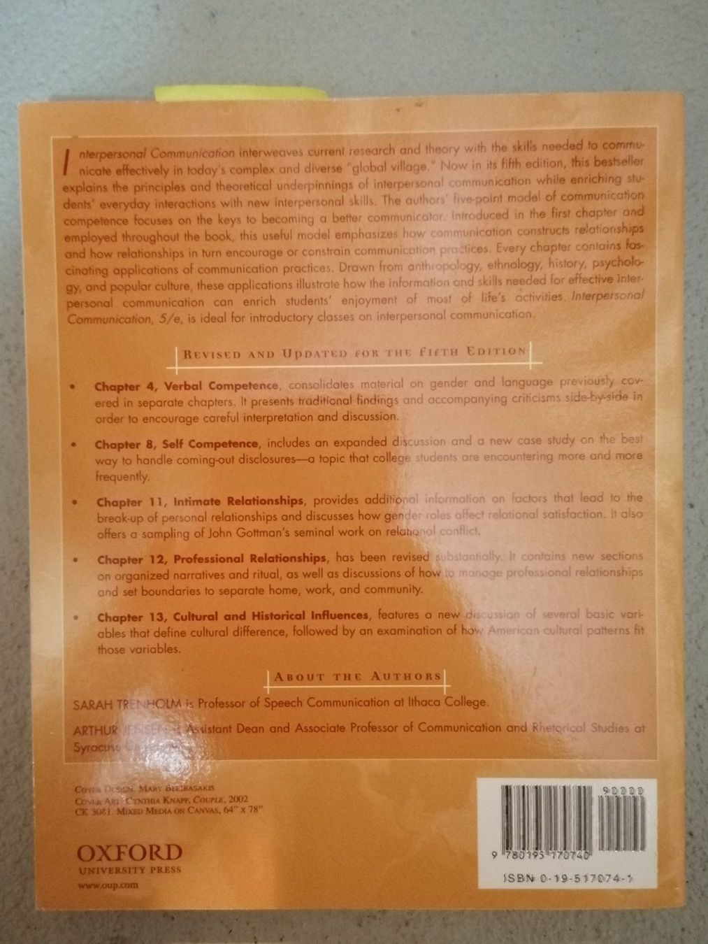 Bücher: Interpersonal communication in Englisch – Gebraucht aus Büttikon AG von Amineah 2