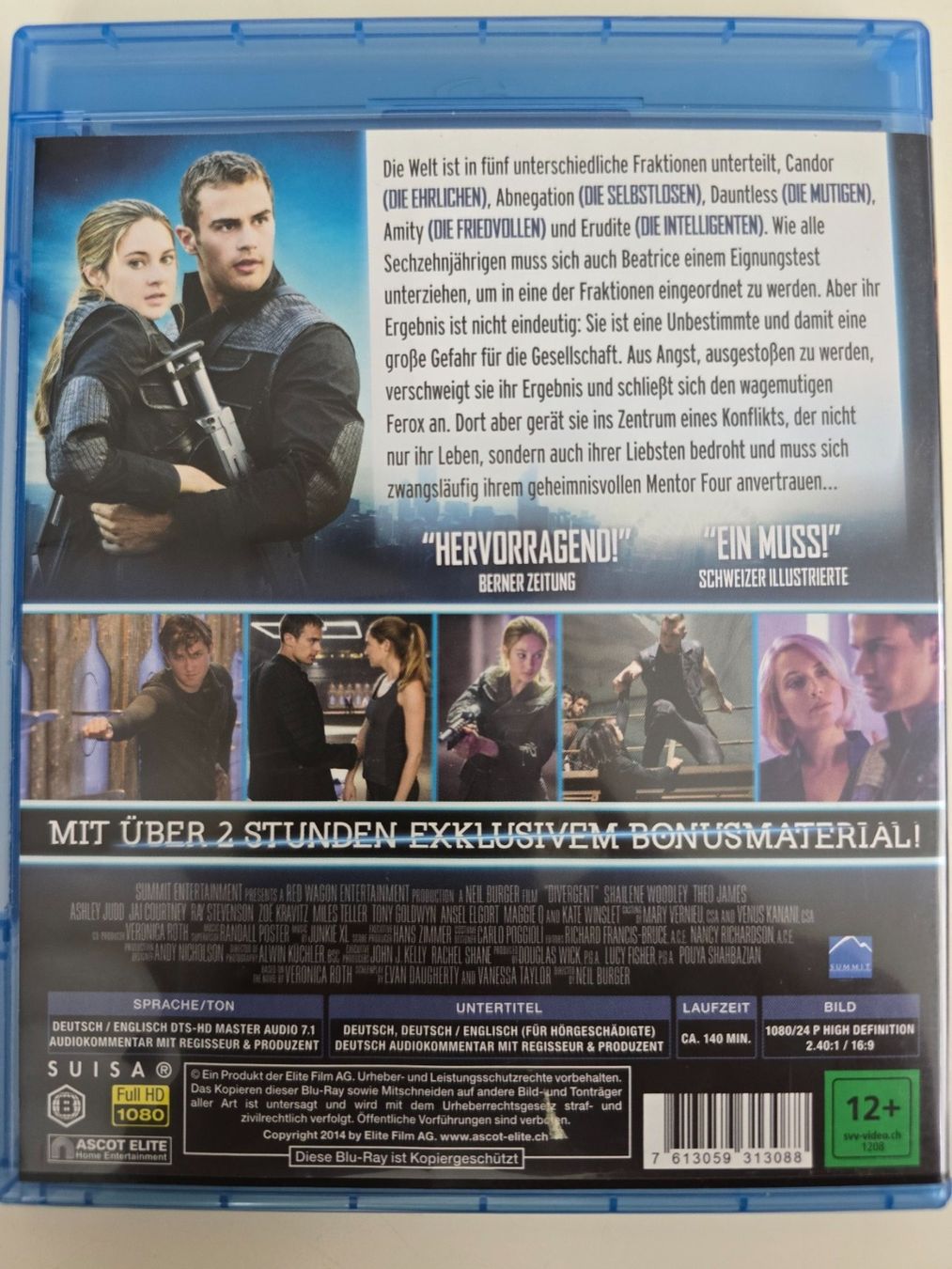 Tutti i DVDs: DIVERGENT - DIE BESTIMMUNG – Usato da Buchrain venduto da reloca 1