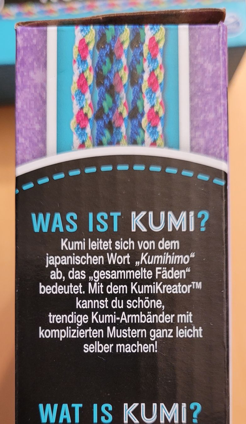 Kit bricolage: Freundschaftsbänder selber machen - KumiKreator - Cool Maker – Usato da Madiswil venduto da Laubfleck 4