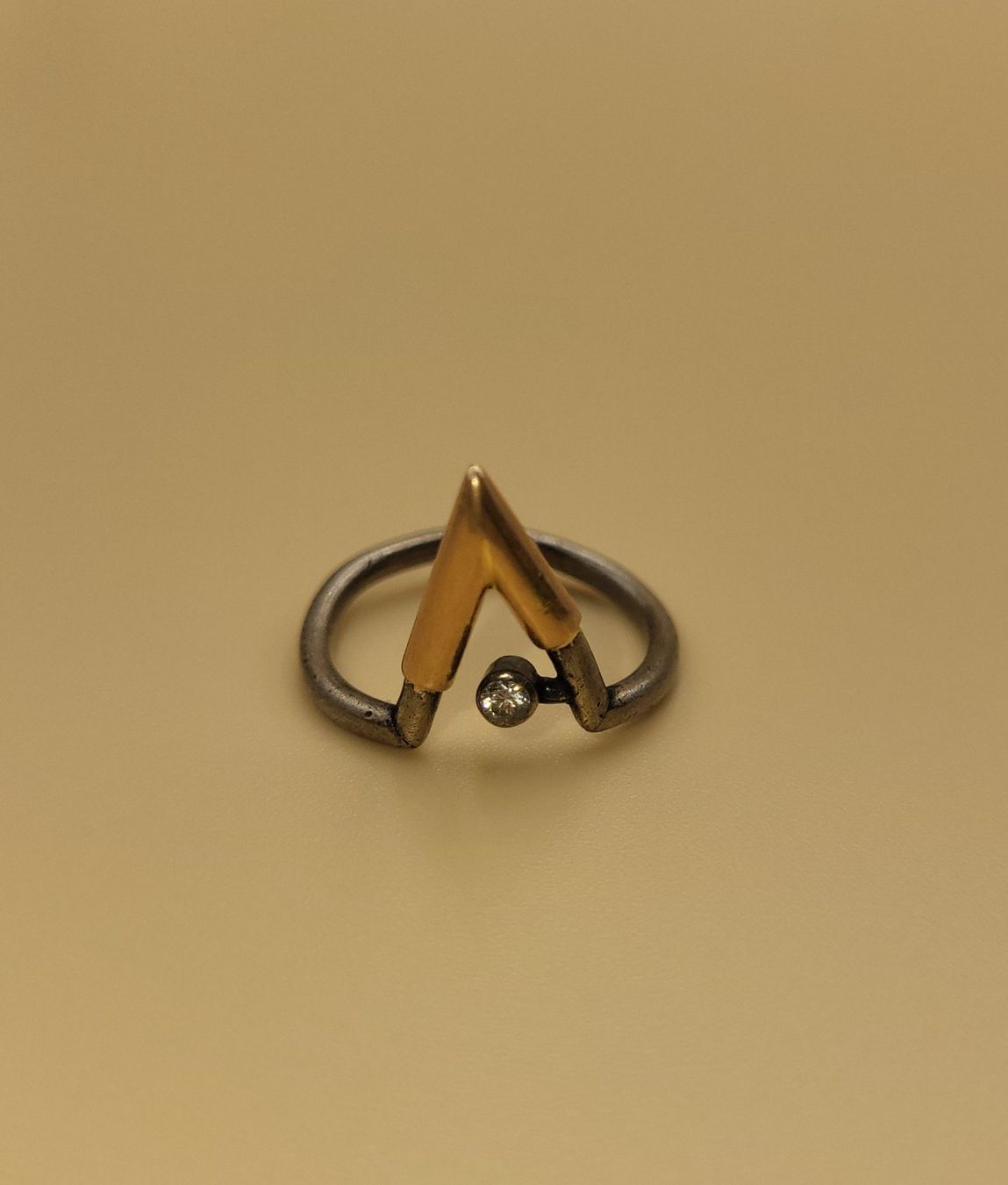 Anelli: 585 Rose Gold/Silber Ring Mit Stein – Usato da Wald ZH venduto da SwissPawnshop 3