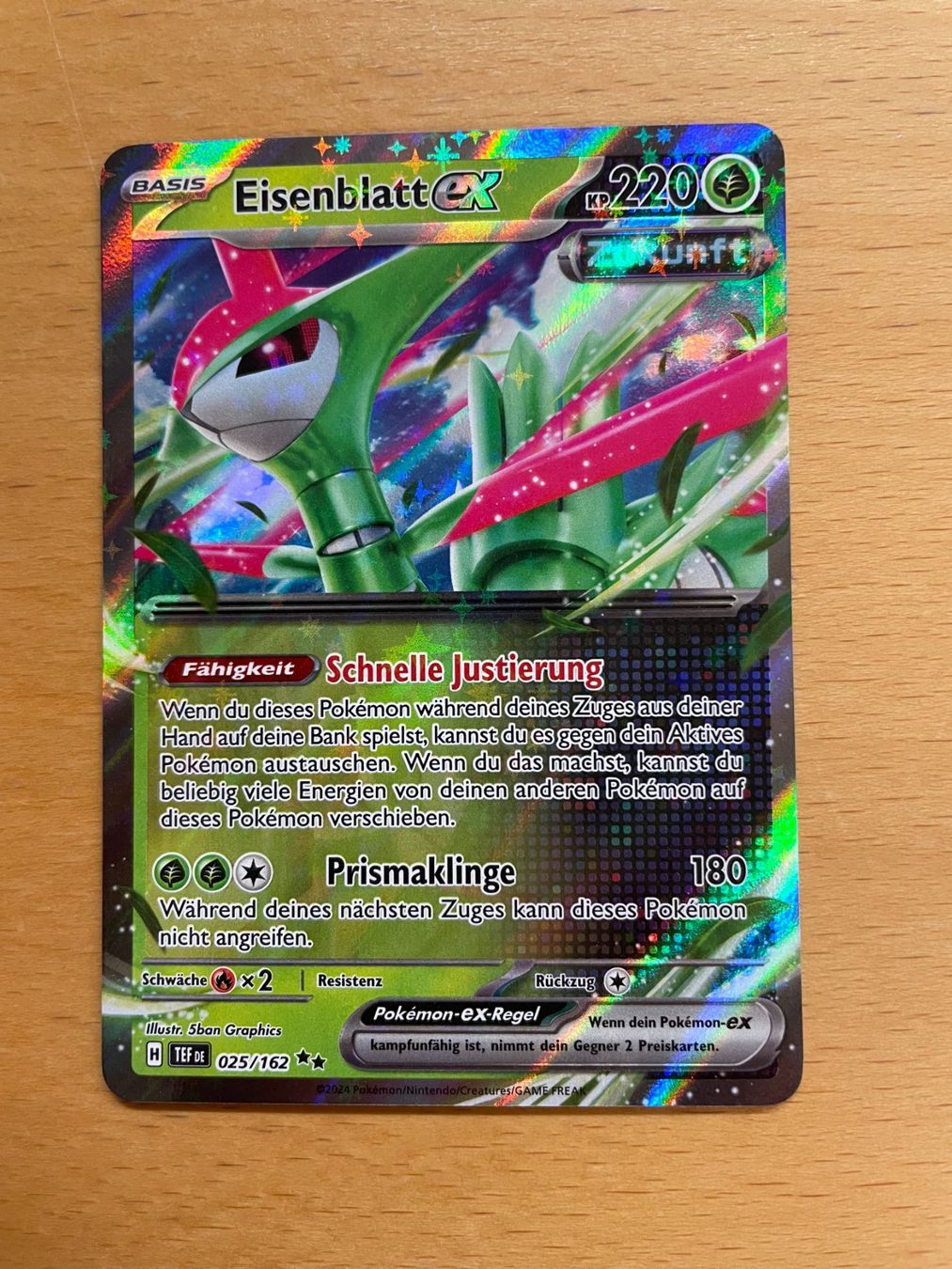 Pokémon Carte collezionabili: Pokemon Eisenblatt eX (Versand gratis) – Nuovo (secondo la descrizione) da Chur venduto da Angerson