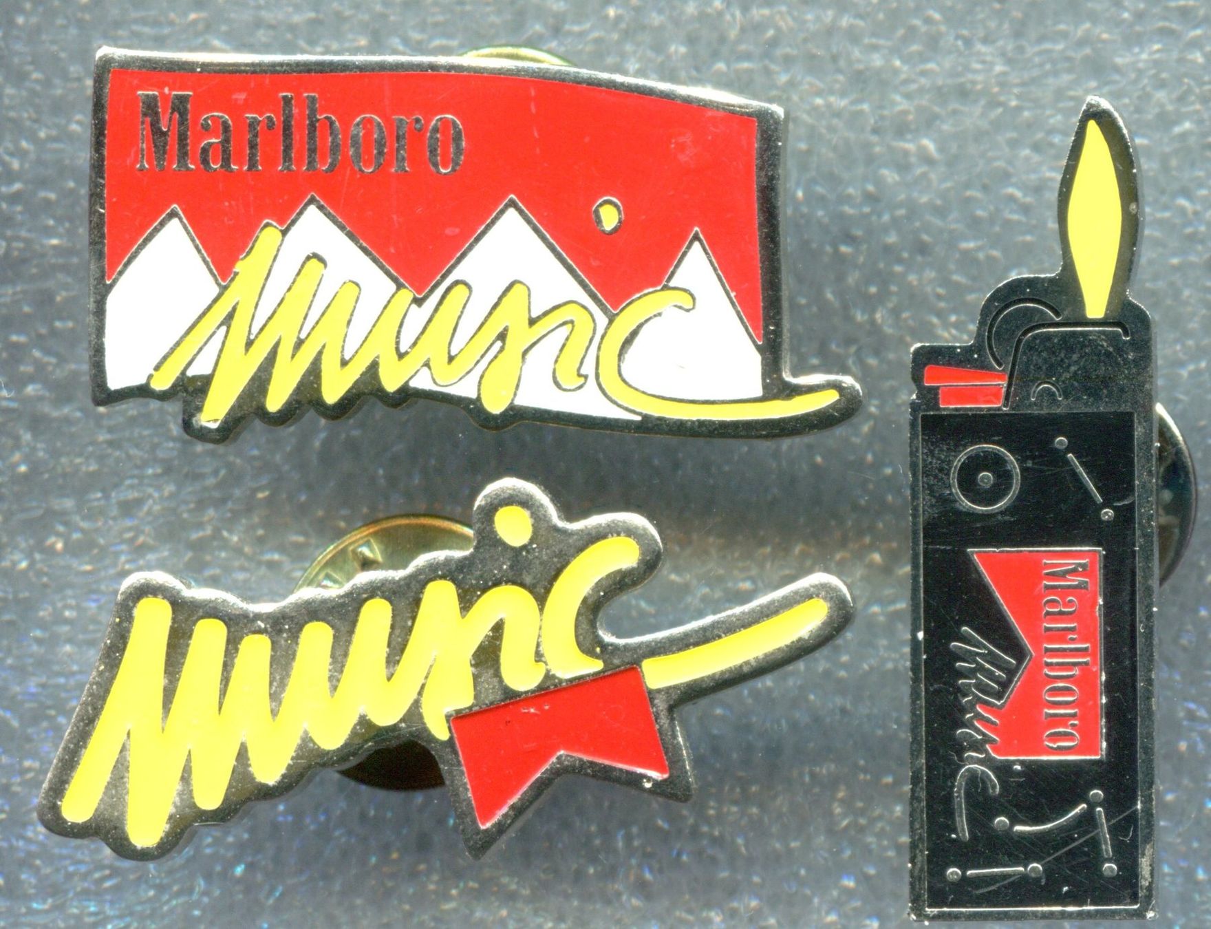 Marlboro Plaketten & Abzeichen: 3 Pins  Marlboro – Gebraucht aus Winterthur von Sammleroase