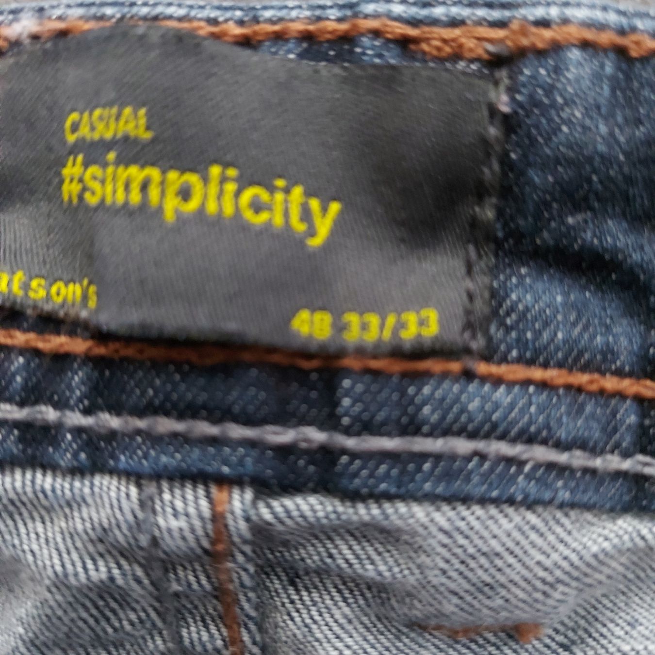 Jeans: Jeans #simplicity Herren Grösse 48/33/33 dunkelblau – Usato da Trimbach venduto da Shanja99 2