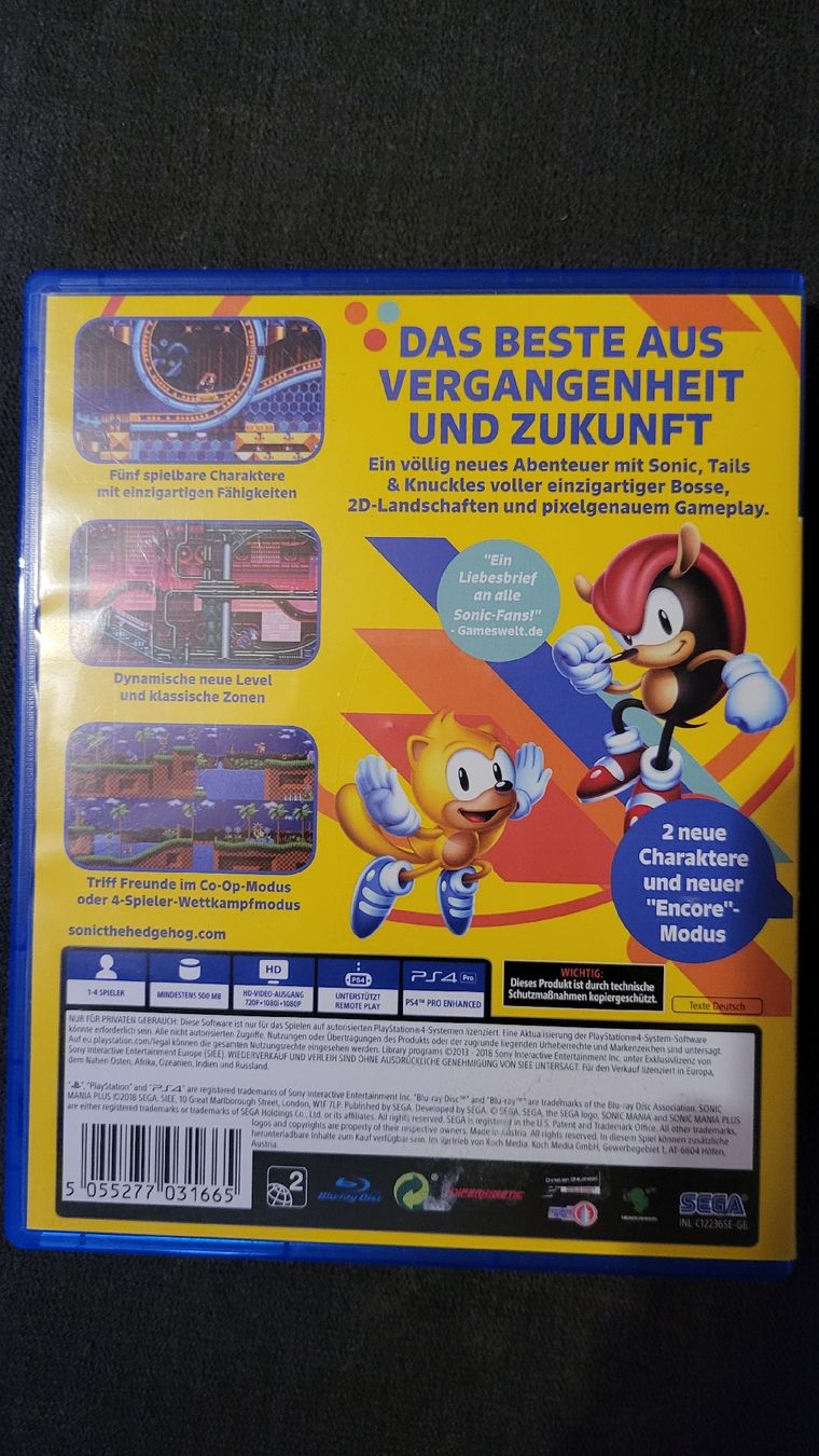 Giochi: Sonic Mania Plus / Playstation 4 Spiel Kompl. – Nuovo (secondo la descrizione) da Biel/Bienne venduto da Retrohr 2