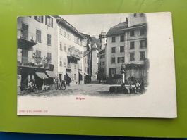 Alte Ansichtskarte von Brigue um 1901