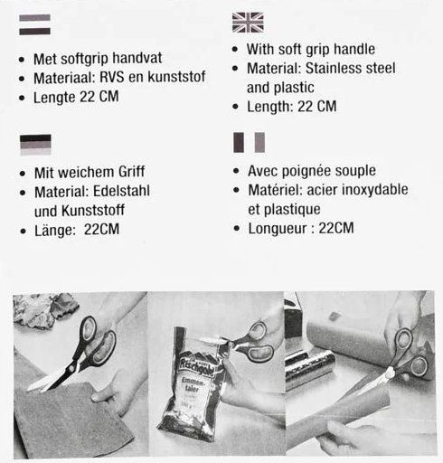 Alle Werkzeuge: Haushaltschere 8.5Zoll / 22cm – Neu und originalverpackt aus St. Gallen von schnaeppchen-preise 2