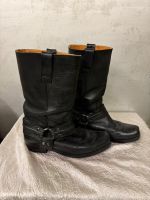 Lederstiefel Schwarz Grösse 42 guter Zustand
