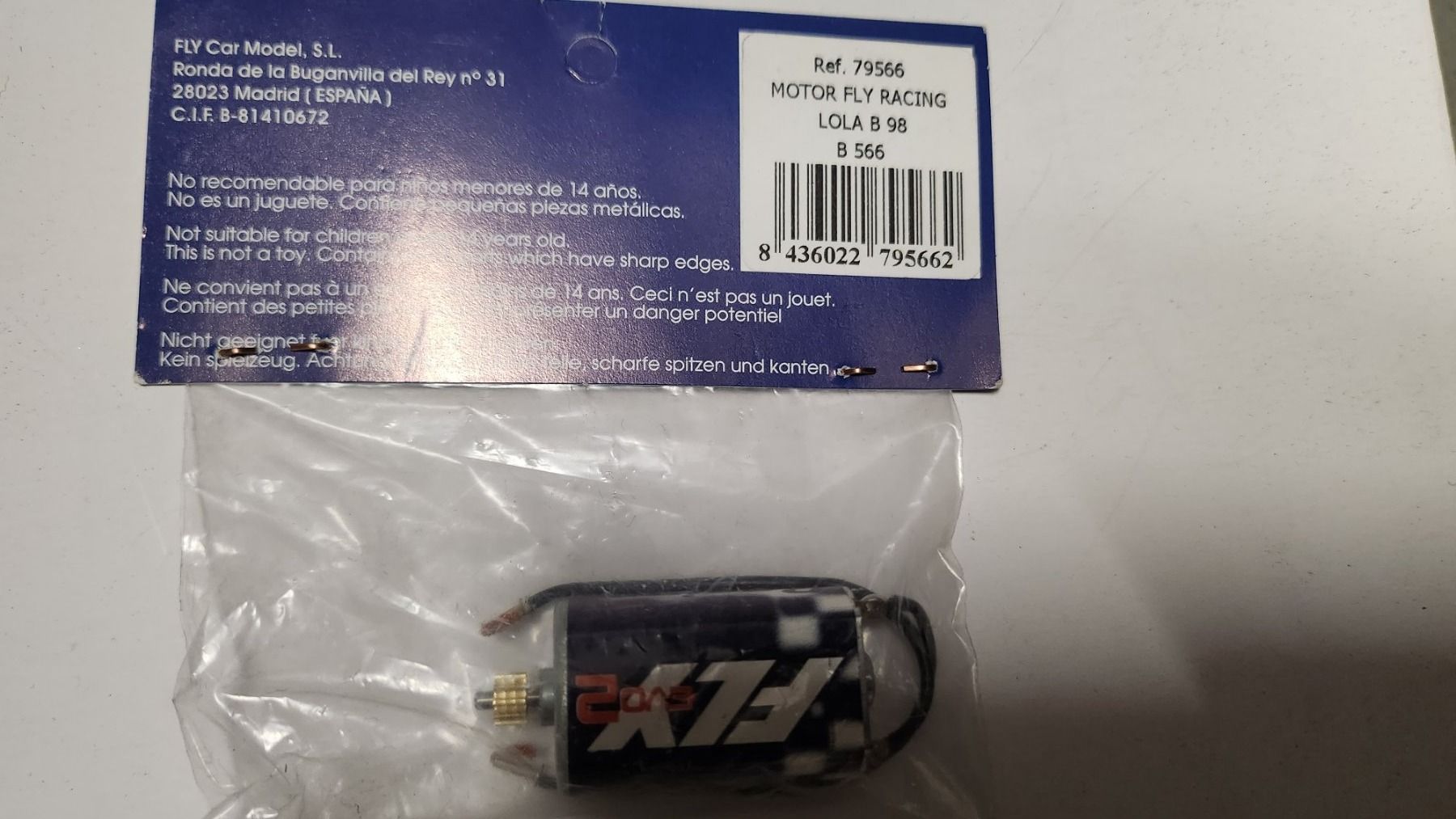 Rennbahnen: Slotcar Motor EVO2 neu FLY – Neu und originalverpackt aus Wohlen AG von NincoA-Z