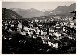 Chur und Scesaplana - Photo & Verlag Berni Klosters, 1940