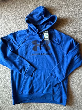 Neuer Under Armour Rival Fleece Logo Hoodie, Herren, Gr. L