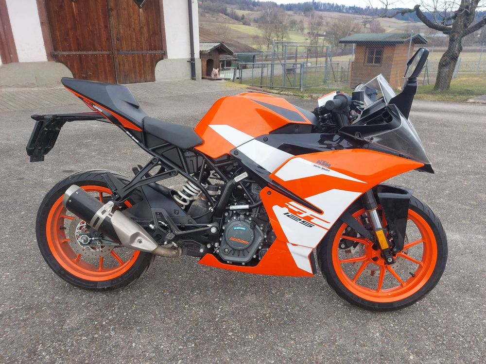 KTM RC 125 Kat. A1 ab 16 Jahren fahrbar wenig km (Gebraucht) in ...