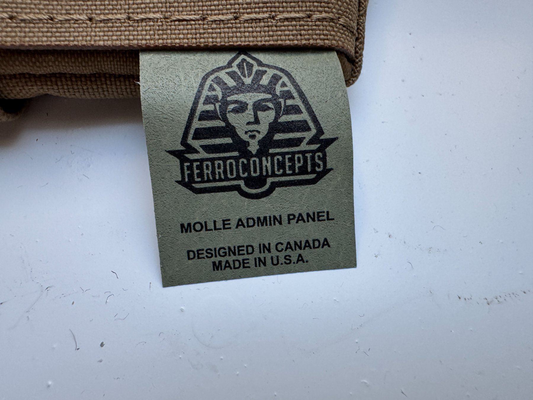 Uniformi: Ferro Concepts MOLLE Admin Panel Coyote – Nuovo e nell'imballaggio originale da Collex venduto da commander31 1