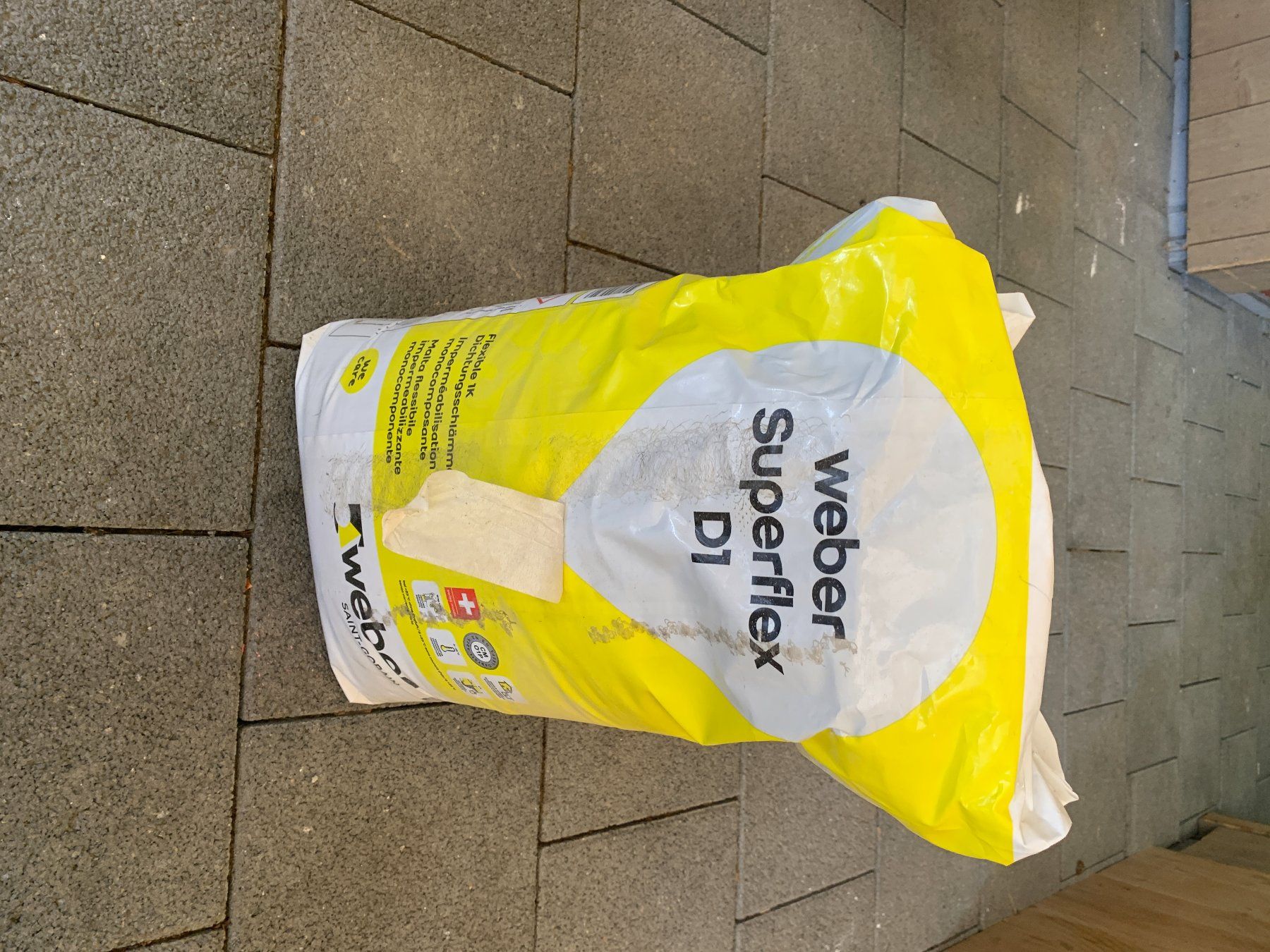 Sanitari: SG Weber Flex-Dichtschlämme Superflex D1 – Usato da Schiers venduto da l7220