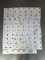 Liechtenstein - 83x offizielle Glückwunschkarten 1968-2004 T