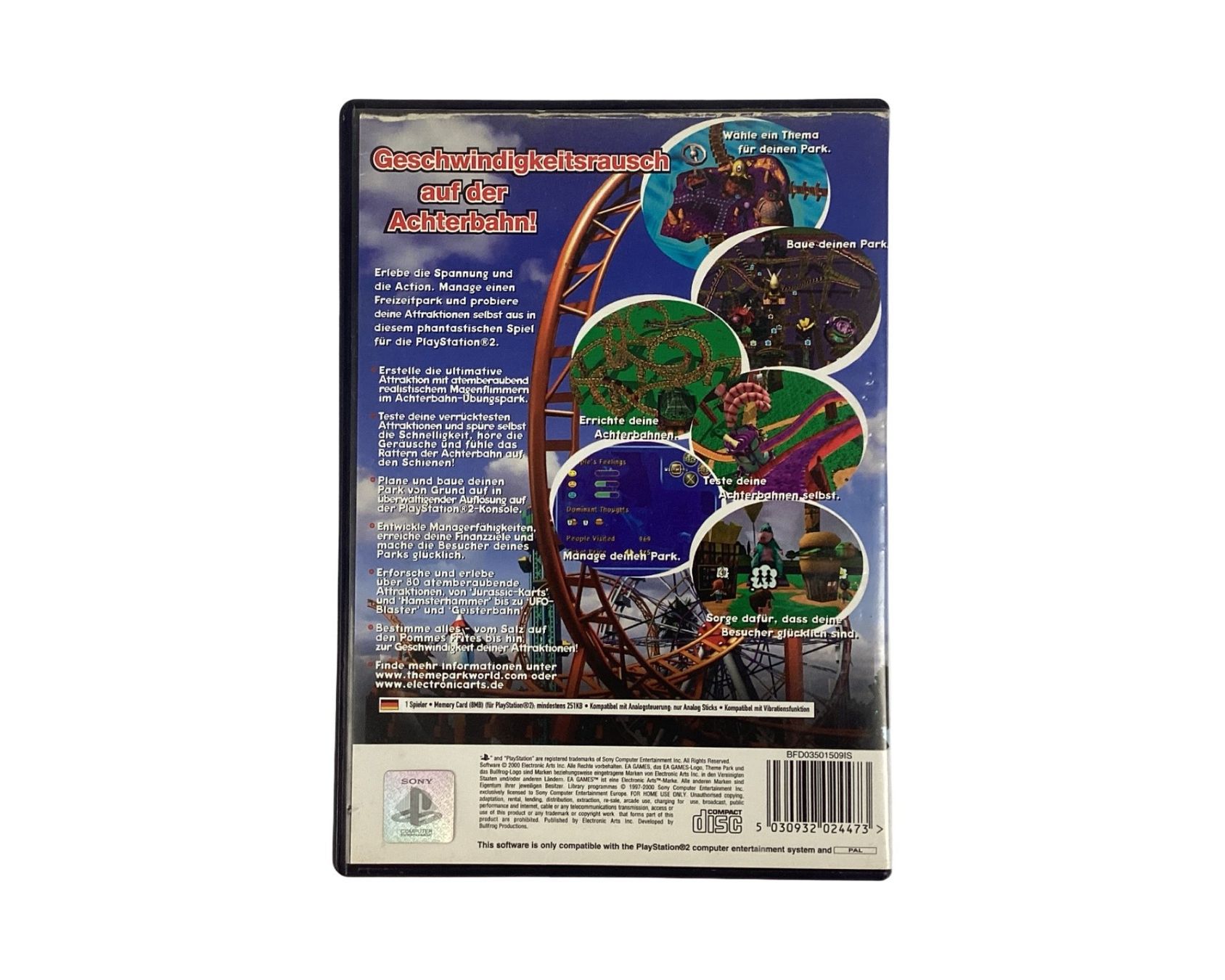Sony Giochi: SONY PS2 Themepark World – Usato da Zürich venduto da Restwert_Zuerich 1
