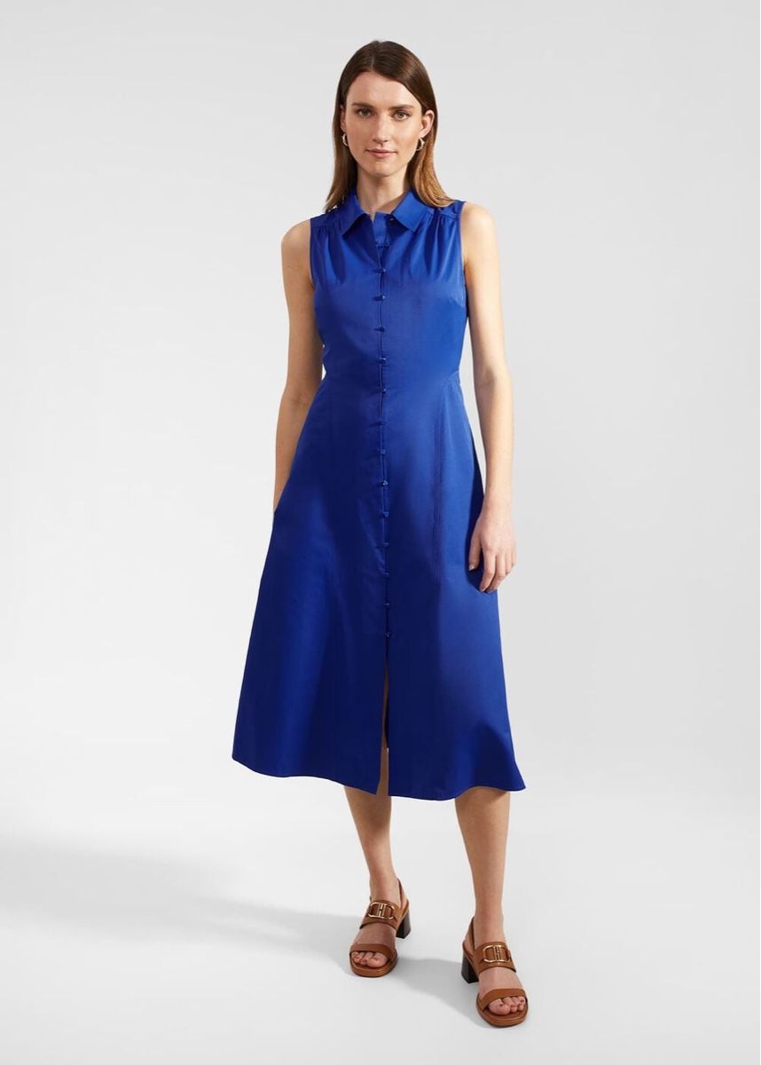 Hobbs Kleider: Hobbs Cotton Blend Midi Dress – Gebraucht aus St.Josefen von lop_lh8d