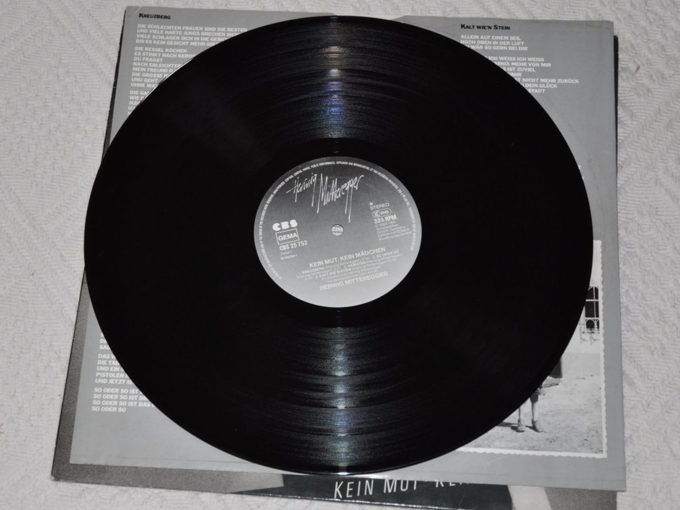 Vinyles: LP Herwig Mitteregger - Kein Mut - Kein Mädchen – D'occasion à Boll par Theodora15 4