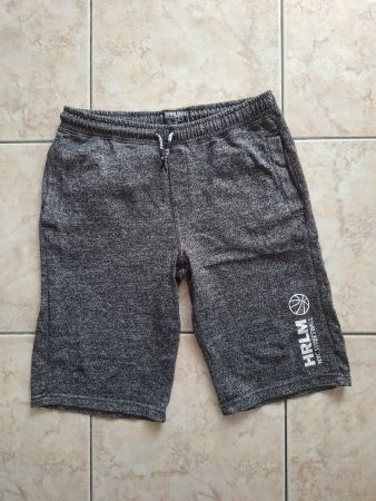 Jungen Shorts, Gr. 164, schwarz/grau
