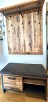 Garderobe/Bank Kombination, Holz-Optik, Top Zustand!
