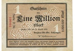 Gerthe 1 Mil.Mark SerieD KN rot 13.08.1923 SS++-VZ