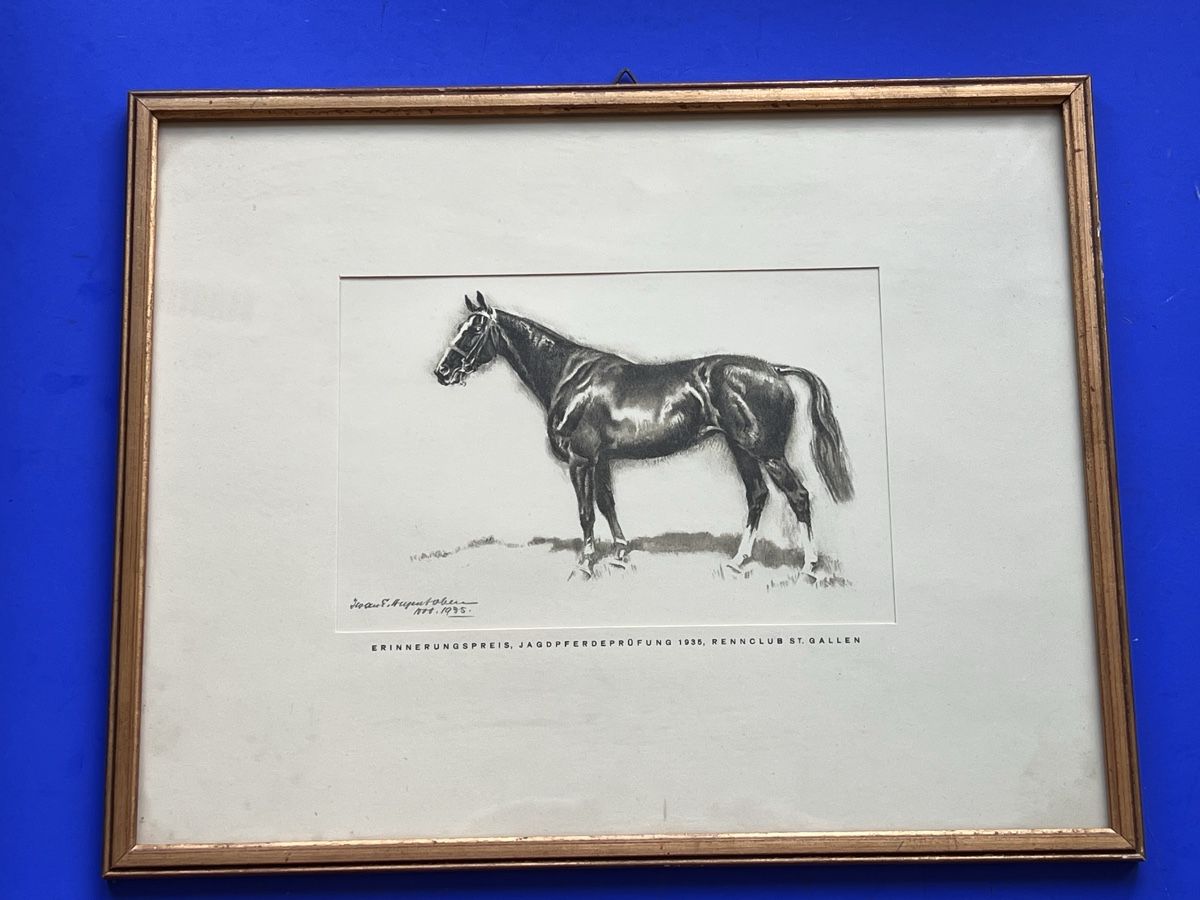 Grafiken & Lithographien: Iwan Edwin Hugentobler Lithographie handsigniert 1935 – Gebraucht aus Adliswil von buch_und_kunst
