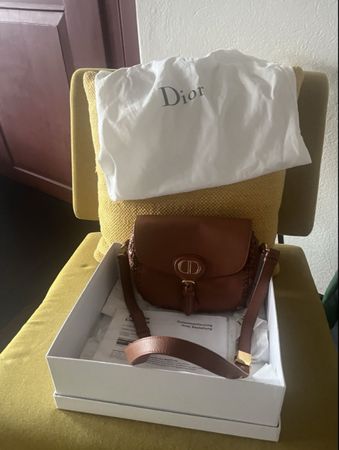 Edle Dior Bobby Bag, braunes Leder, neuwertig!