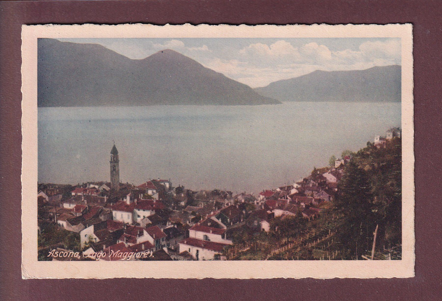 Cartoline postali: ASCONA - 1928 – Usato da Pully venduto da nicecards