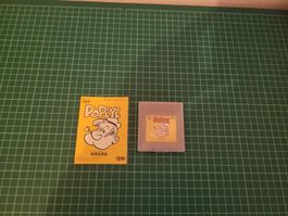 Popeye GameBoy Game with case - Retro Gaming Fun!