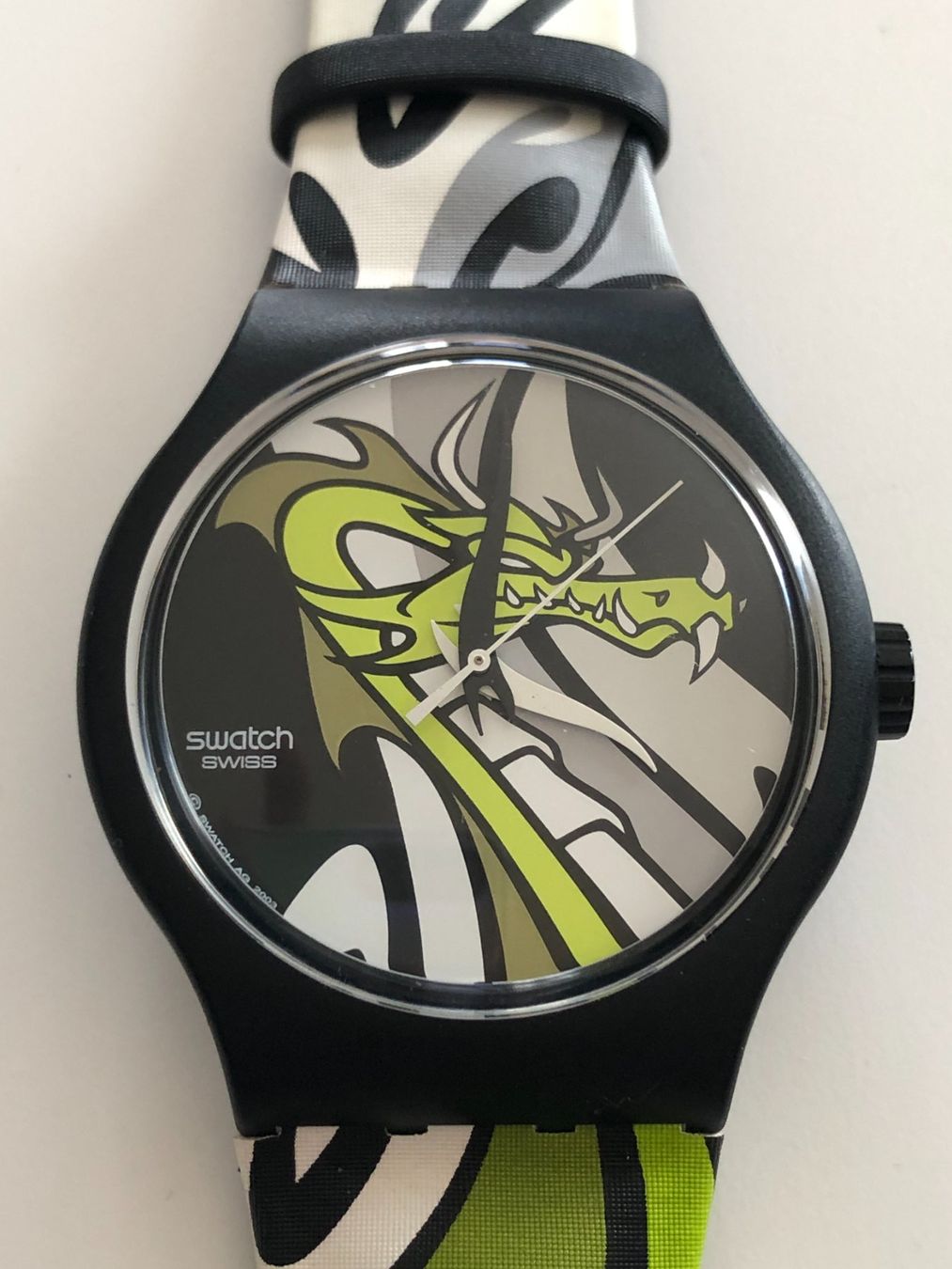 Swatch Orologi: Swatch Gent X-Large "Dragon's Revenge" SUDB112 – Usato da Binningen venduto da Steffisboerse 1