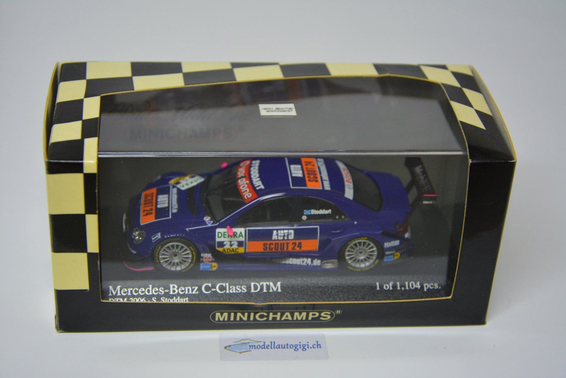 Mercedes-Benz Modellini d'auto: Mercedes C-Class DTM 2006 , 1:43 – Nuovo e nell'imballaggio originale da Goldach venduto da Feivel9