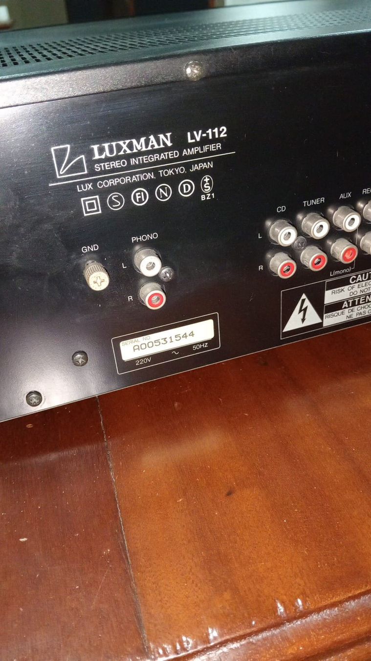 Luxman Amplificatori: Integrated Amplifier Luxman LV-112 – Usato da St-Cergue venduto da per_6cx5 7