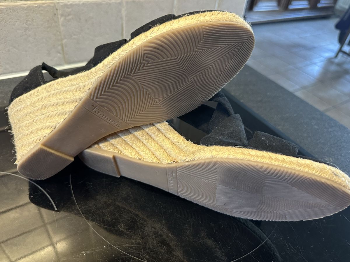 Tamaris Scarpe da donna: Sandales compensées Tamaris 39 – Nuovo (secondo la descrizione) da Servion venduto da josephine22 1
