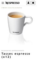 Lot de 12 tasses Nespresso Espresso - Offre spéciale!
