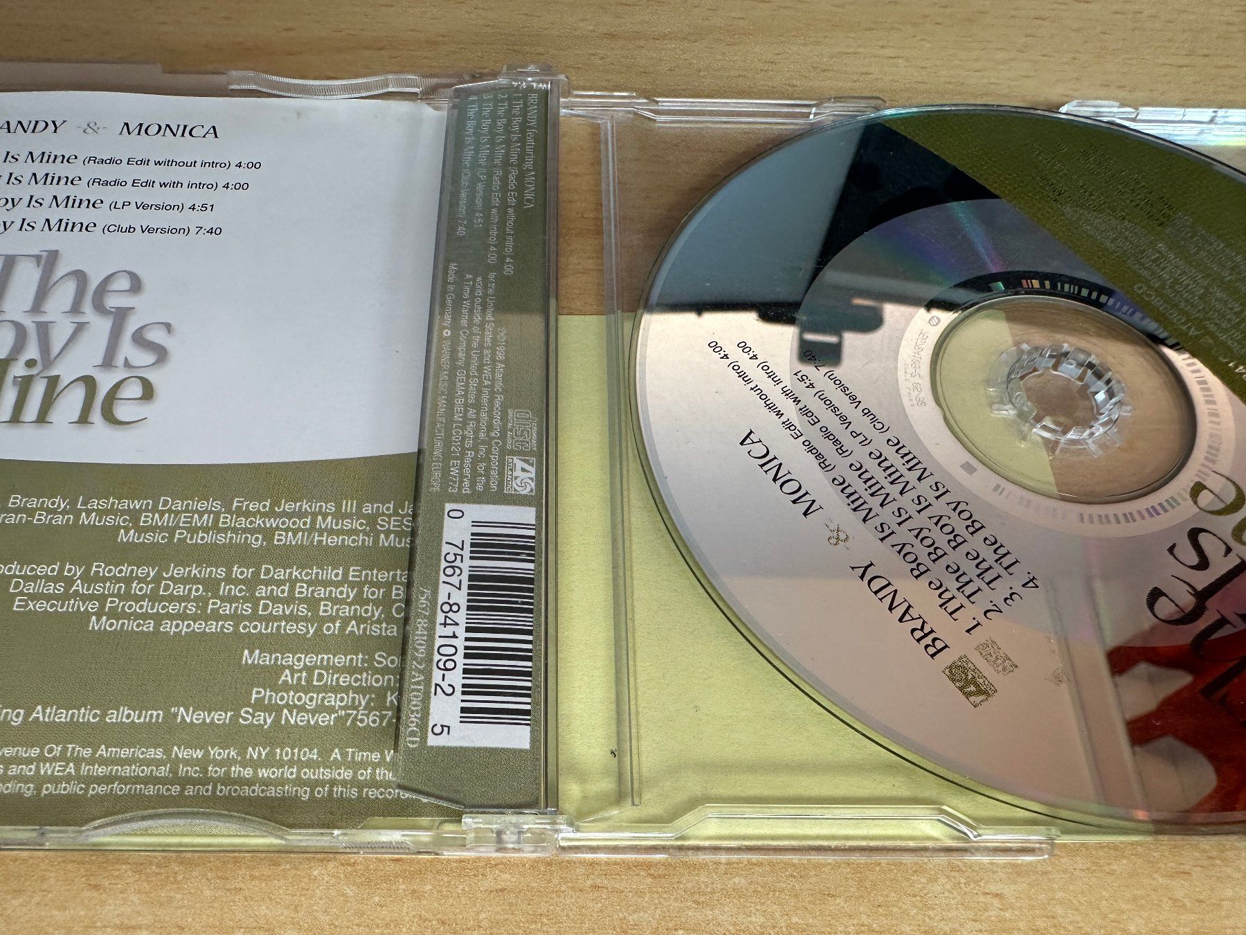 CD: Brandy  -&- Monica – The Boy Is Mine - Single CD – Usato da Rikon im Tösstal venduto da Alpenmutz 1