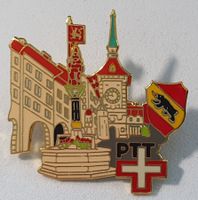 Z766 - Pin PTT Bern Zytglogge Turm Probeauflage RAR
