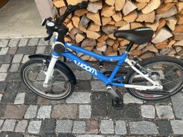 Kinderfahrrad Woom 3 blau, für Körpergrösse 105-120cm