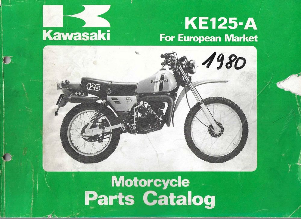Boulons Et Supports Pour Kawasaki KE125 (1974) – Pièces D’occasion, Origine Japon