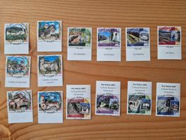 CH-PP Briefmarken mit ET-Vollstempel Zustand gem.Bilder
