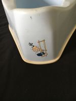Alter, hellblauer Kindertopf / Häfi / Töpfchen