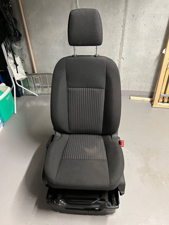 Ford Transit MK8 Beifahrersitz, Stoff, schwarz, (Autositz