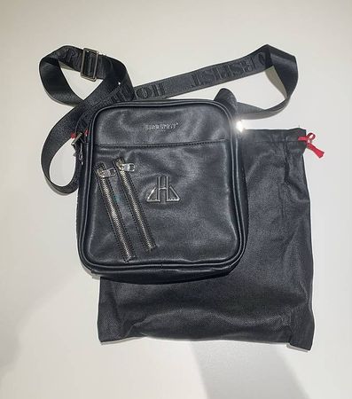 Original Horspist Umhängetasche, schwarz, Leder